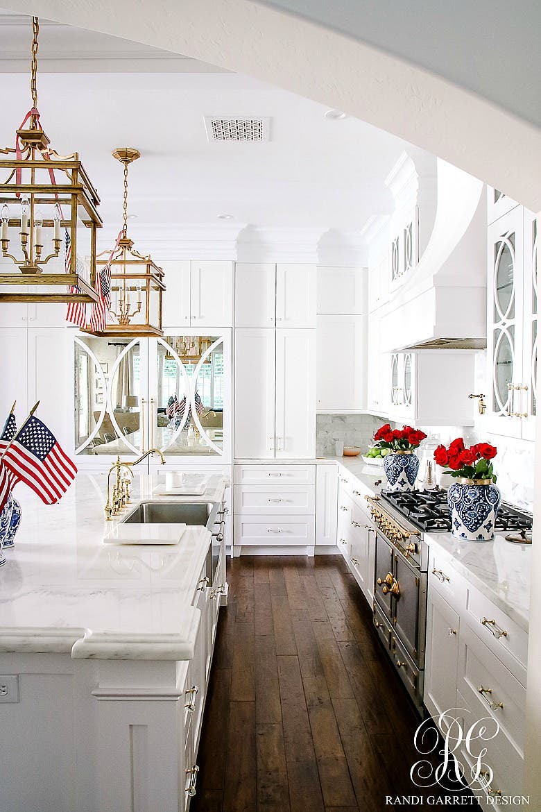 4th of July kitchen decor