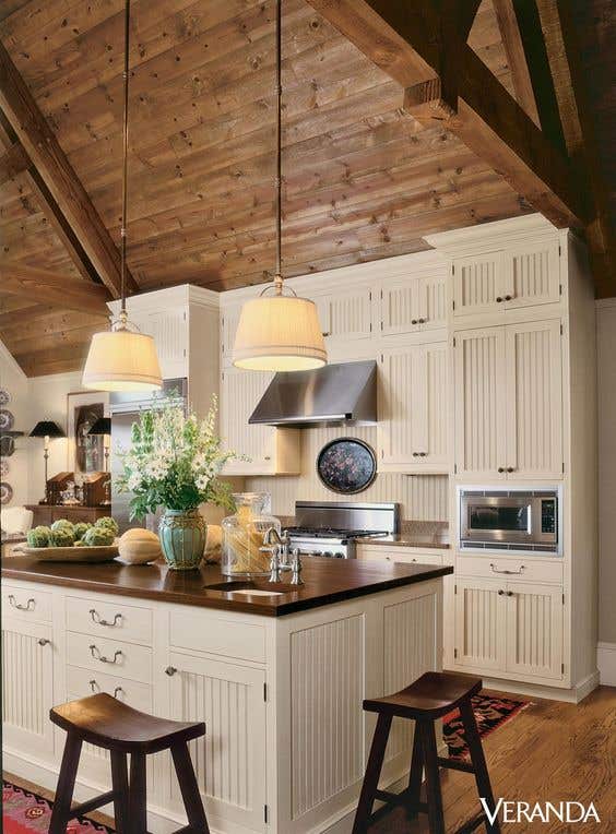 beige rustic kitchen