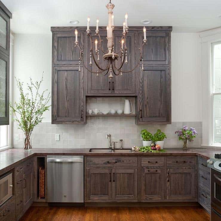 gray rustic kitchen