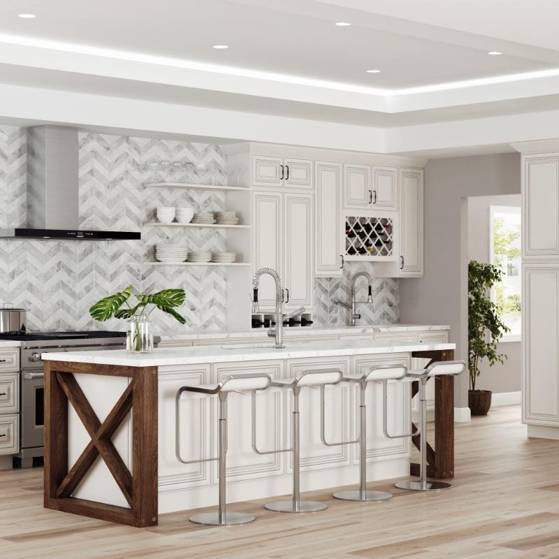 Bristol Antique White Cabinets For Kitchen Lily Ann Cabinets