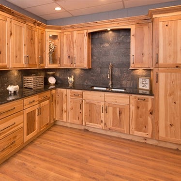 Carolina Hickory Kitchen Cabinets Shop Carolina Hickory Kitchen