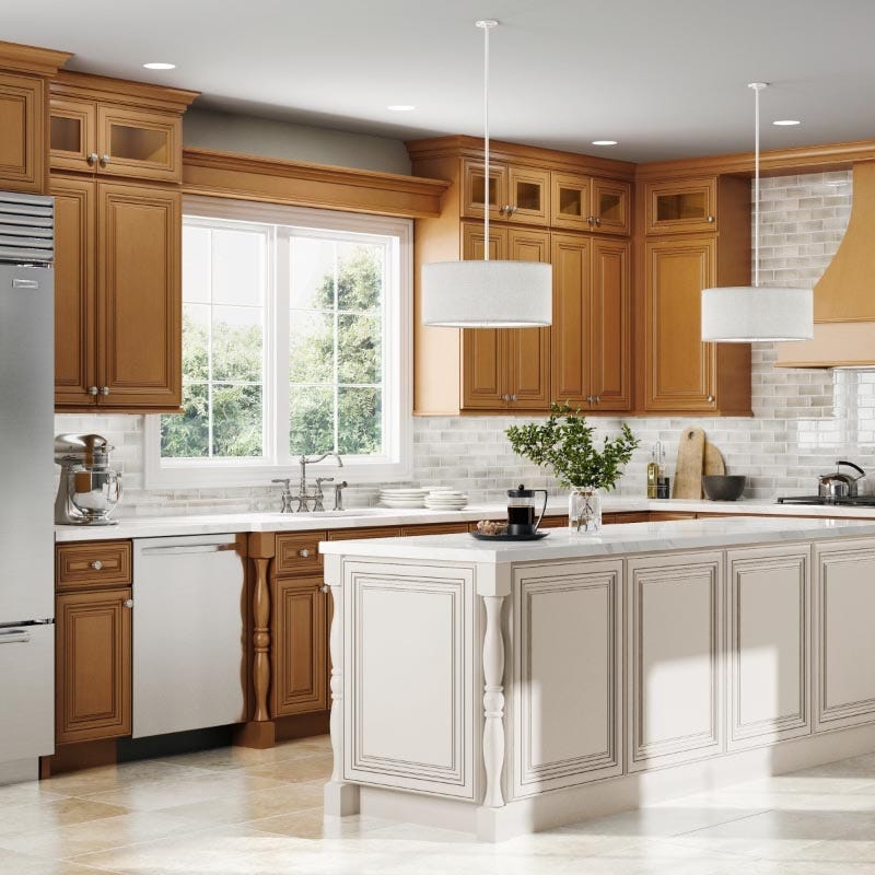 Toffee Cabinets Charleston Toffee Kitchen Cabinets Lily Ann