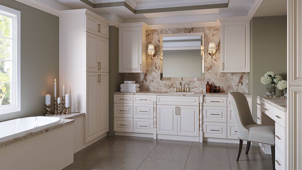 Charleston Linen Bathroom Cabinets