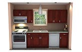Charleston Cherry Bathroom Cabinets 10X10 Kitchen Charleston Cherry Bathroom Cabinets 10X10 Kitchen