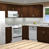 Charleston Saddle Kitchen Cabinets 10X10 Kitchen