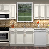 Charleston Linen Kitchen Cabinets 10 Foot Run Charleston Linen Kitchen Cabinets 10 Foot Run