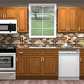 Charleston Toffee Kitchen Cabinets 10 Foot Run Charleston Toffee Kitchen Cabinets 10 Foot Run