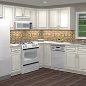 Charleston Linen Kitchen Cabinets 10X10 Kitchen