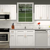 Dove White Shaker Kitchen Cabinets 10X10 Kitchen