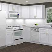 Summit Shaker White Kitchen Cabinets 10X10 Kitchen