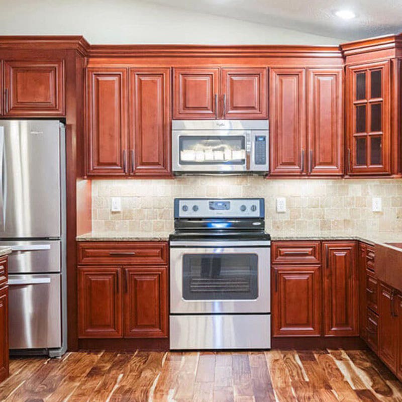 Charleston Cherry Kitchen Cabinets