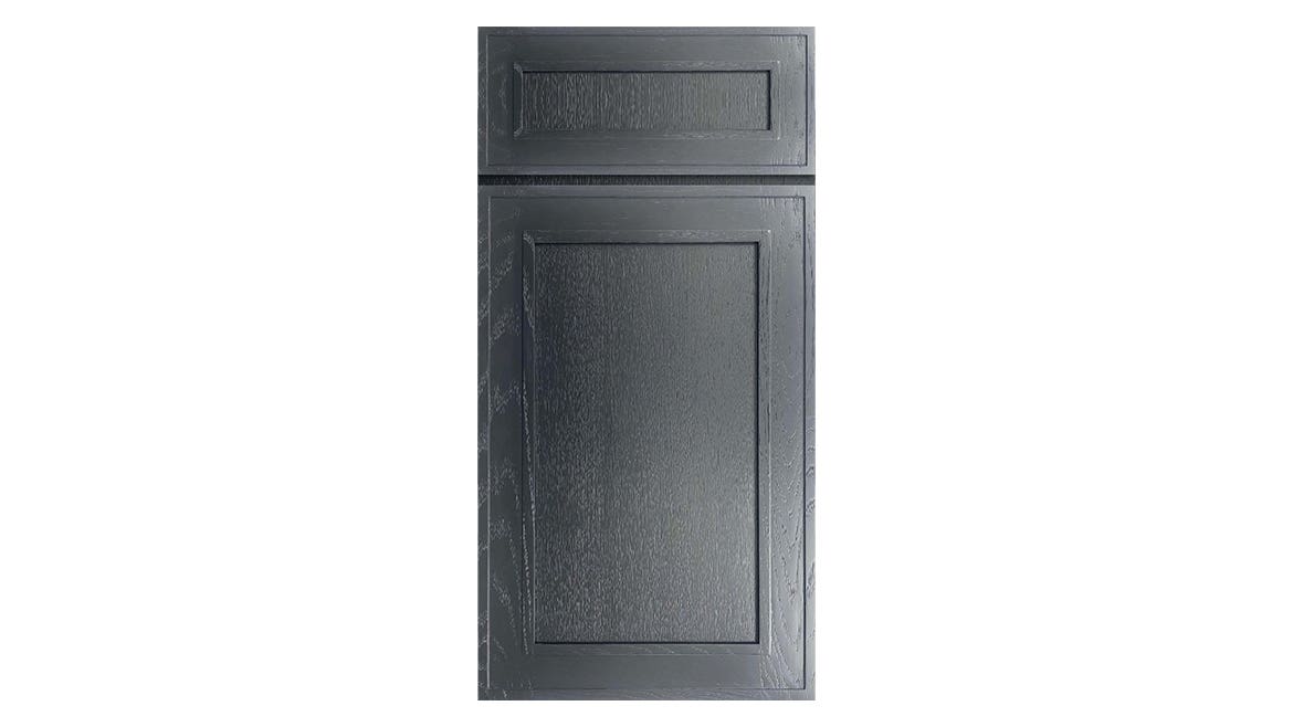 Craftsman Black Shaker Kitchen Cabinets