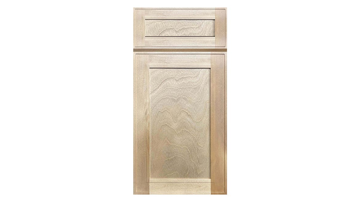 Craftsman Natural Shaker Kitchen Cabinets