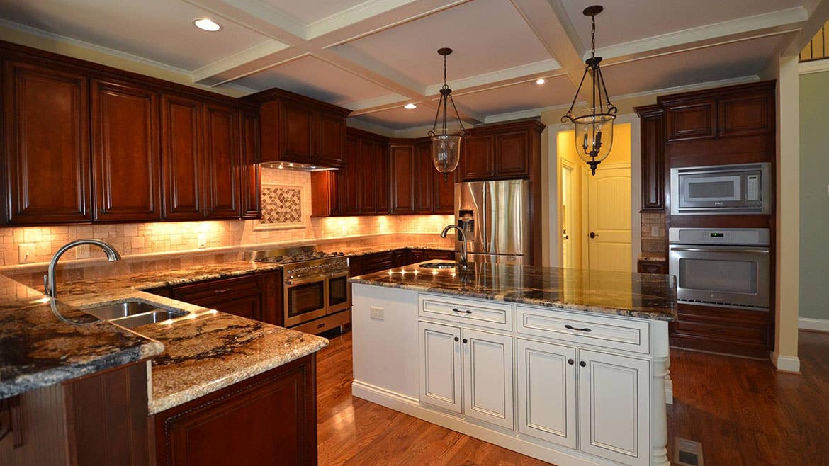 Charleston Cherry Kitchen Cabinets