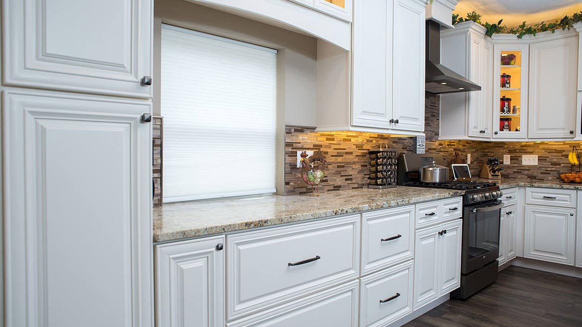 Charleston Linen Kitchen Cabinets