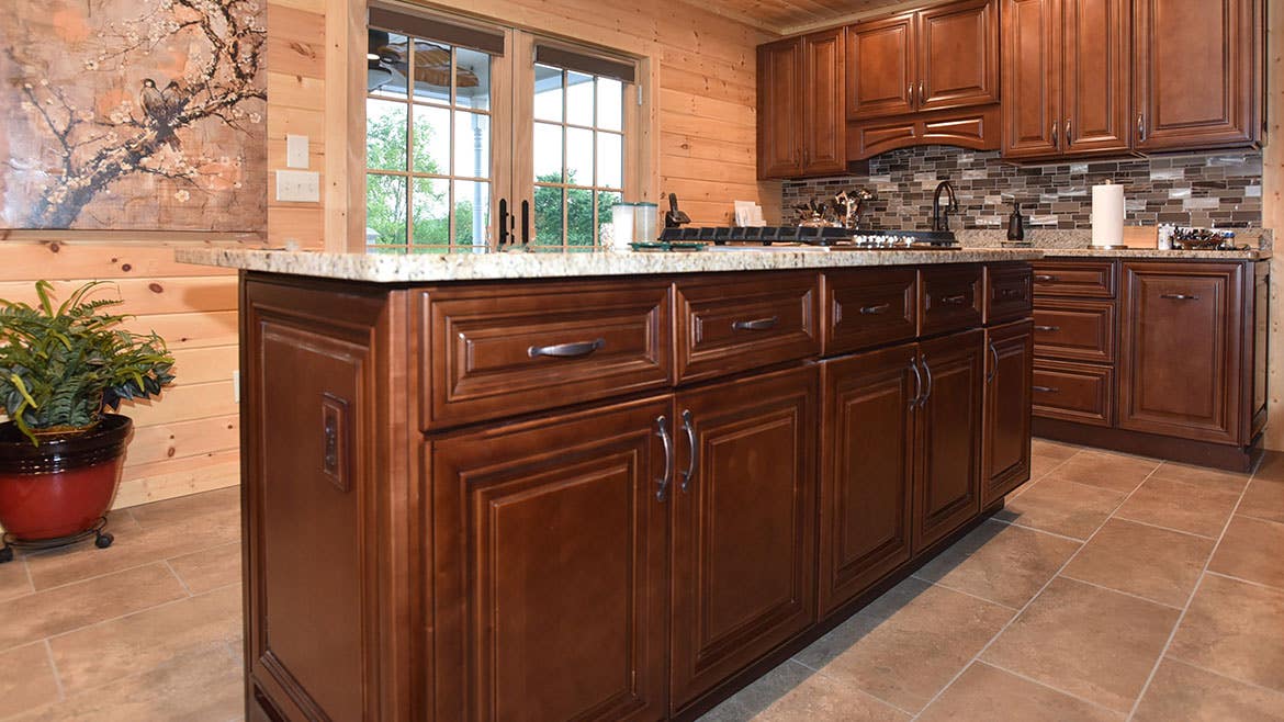 Charleston Saddle Kitchen Cabinets