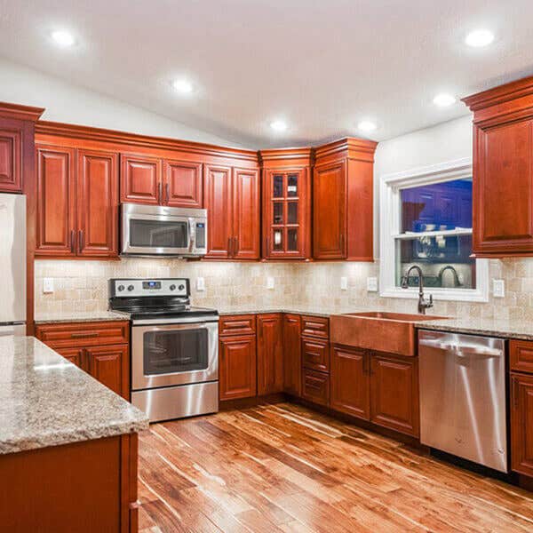 Charleston Cherry Kitchen Cabinets