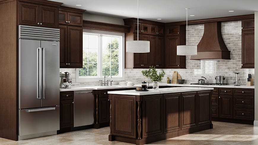 Charleston Saddle Kitchen Cabinets