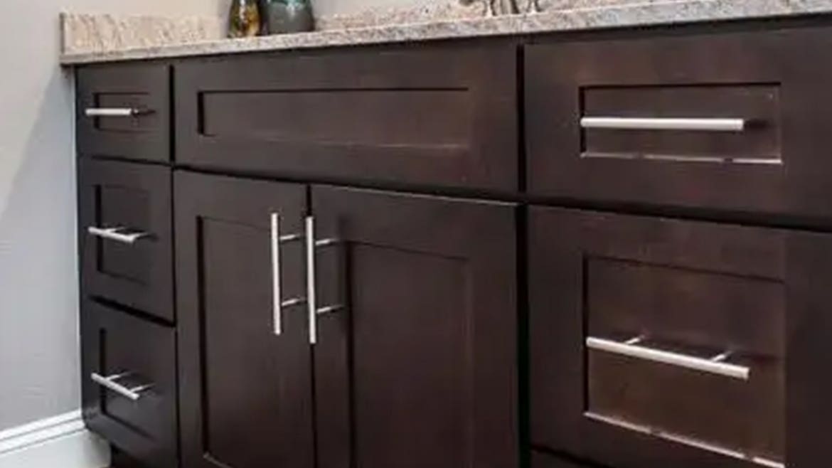 Shaker Espresso Bathroom Cabinets