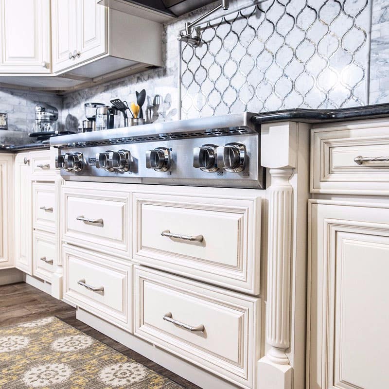 Charleston Linen Kitchen Cabinets