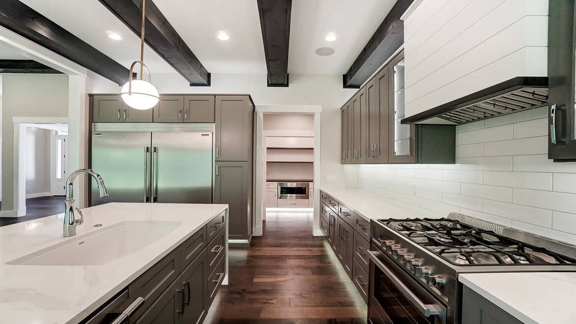 Pantry and Oven Cabinets 