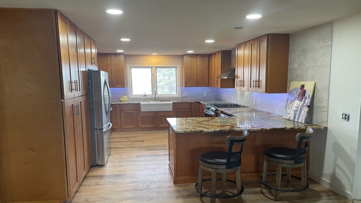 Pantry and Oven Cabinets 