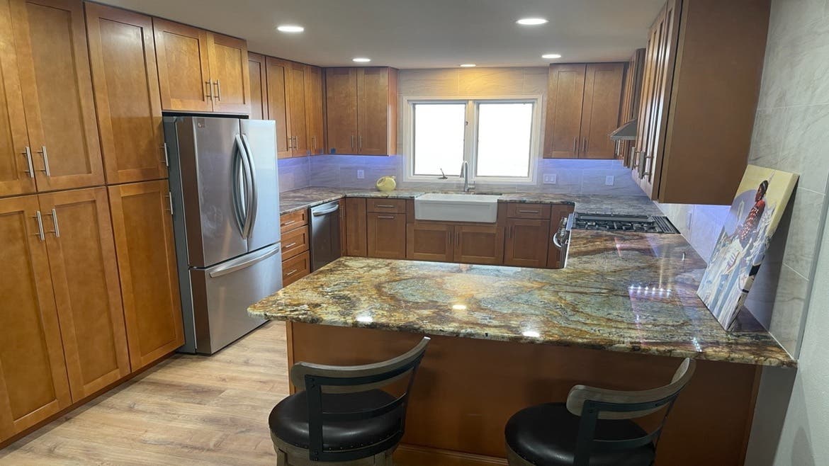 Pantry and Oven Cabinets 