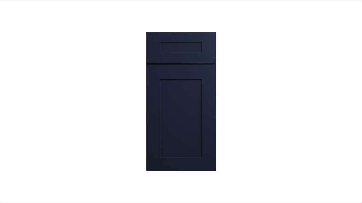 Navy Blue Shaker Kitchen Cabinets