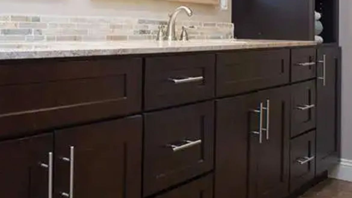 Shaker Espresso Bathroom Cabinets