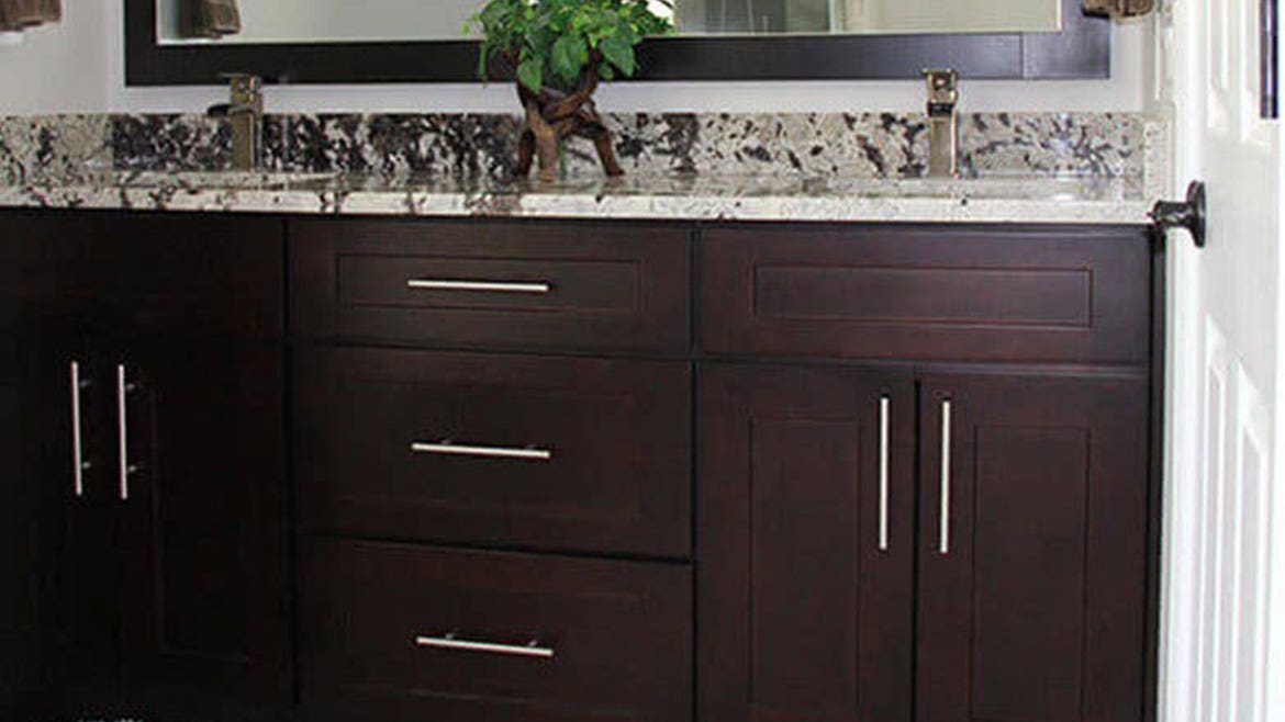 Shaker Espresso Bathroom Cabinets