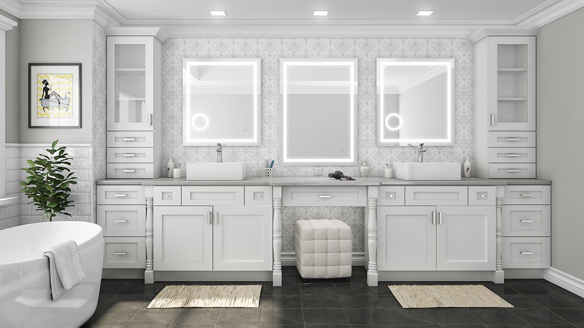 White Shaker Elite Kitchen Cabinets