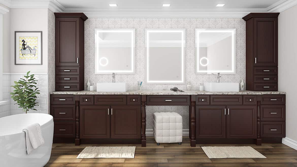 York Chocolate Kitchen Cabinets