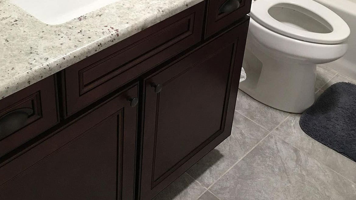 York Saddle Bathroom Cabinets