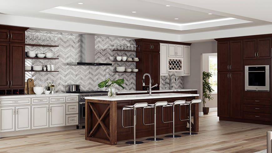 York Saddle Kitchen Cabinets