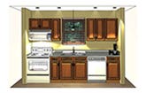 Sonoma Spice Kitchen Cabinets 10 Foot Run