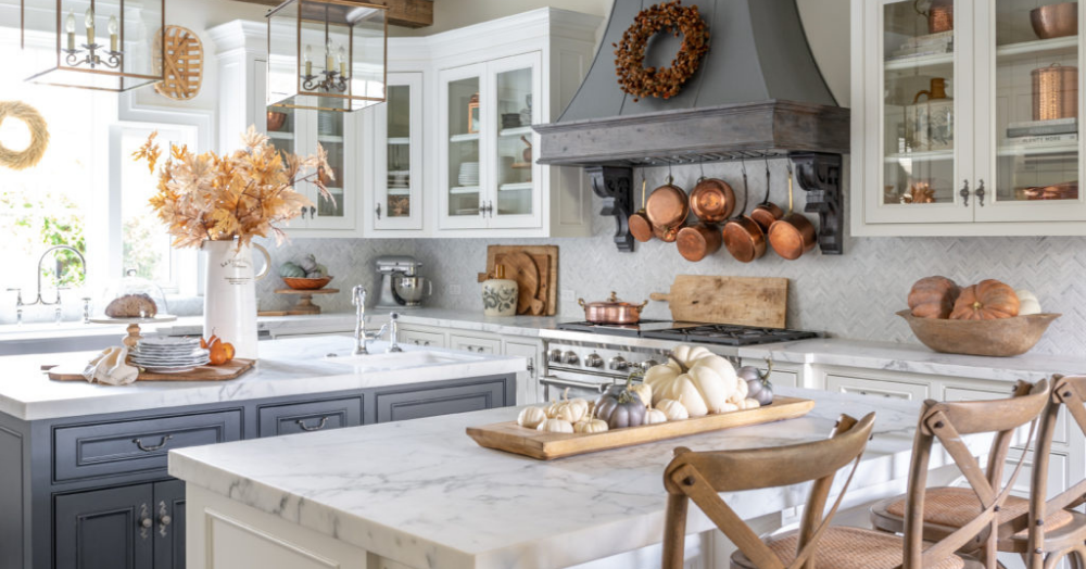 Earthy Fall Kitchen Decor Ideas that Are Simple & Cheap - Open Doors Open  Hearts