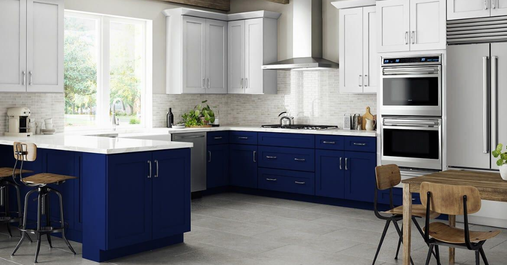 Navy Is The New Black! All The Perks Of Navy Cabinets