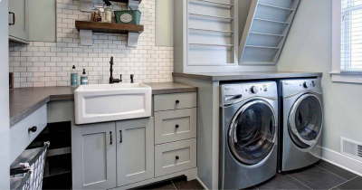 Tiny Laundry Room? Try These 10 Creative Cabinet Ideas