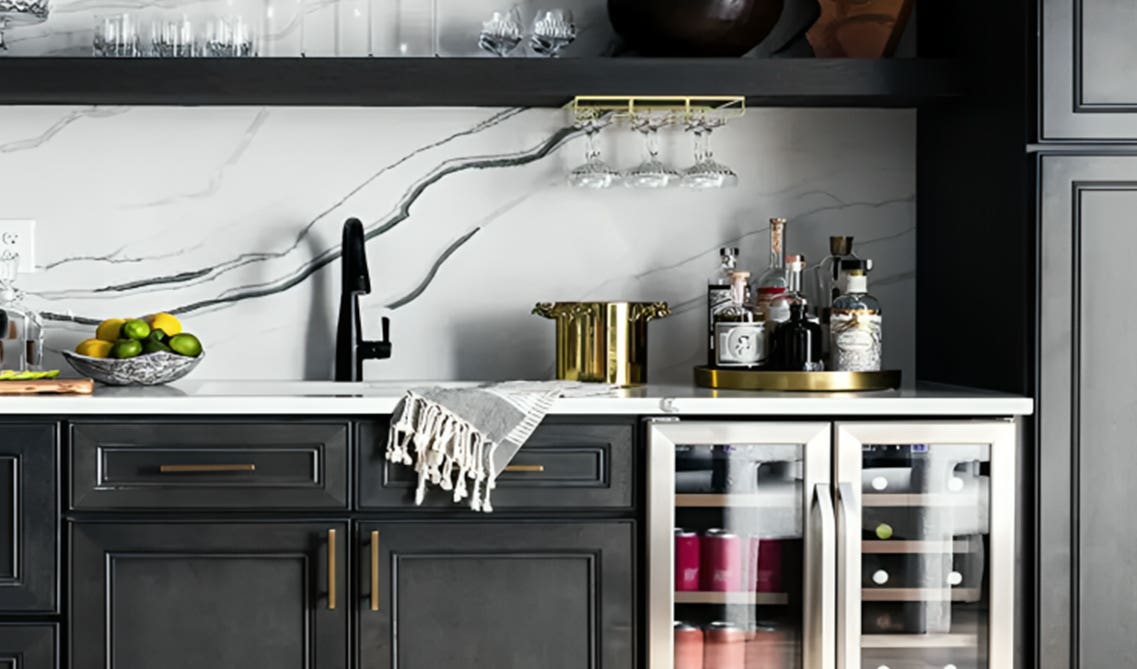 Why You Should Embrace a Solid Slab Backsplash