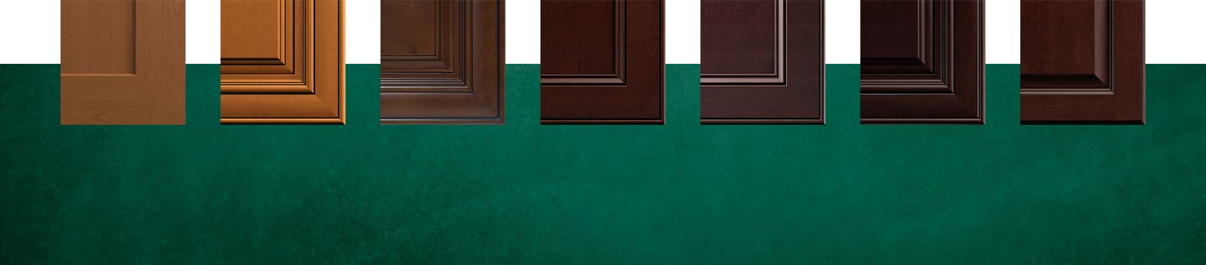 Brown cabinet door sample