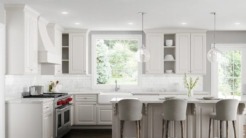 Antique White Cabinets