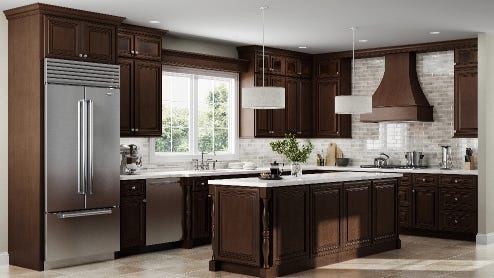 Medium Wood Cabinets