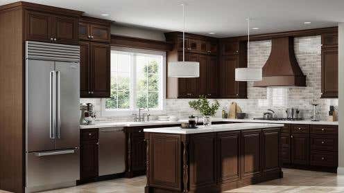 RTA Charleston Saddle Kitchen Cabinets