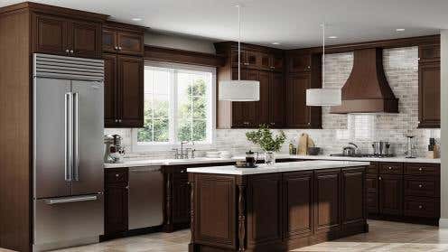 Charleston Saddle Kitchen Cabinets