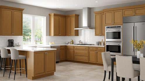 Madison Toffee Kitchen Cabinets