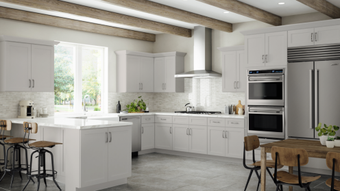 Shaker Off-white Kitchen Cabinets