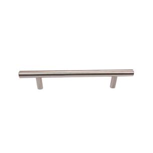 Brushed Nickle Contemporary Steel Pull 8-3/16 in