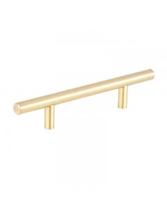Satin Brass Contemporary Steel Pull 6-15/16 in