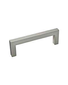 Brushed Nickel Contemporary Metal Pull 4-3/16 in