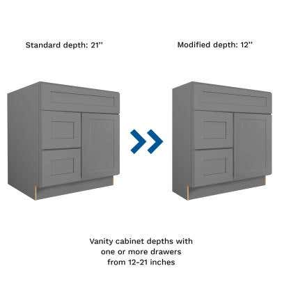 Reduce Vanity with 1 or more Drawers